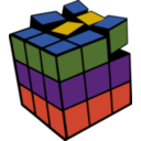 download Rubik 3d Colored clipart image with 0 hue color
