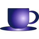 download Coffee Cup Icon clipart image with 225 hue color