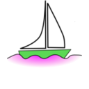download Boat clipart image with 90 hue color