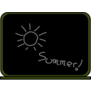 download Summer School Blackboard clipart image with 45 hue color