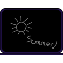 download Summer School Blackboard clipart image with 225 hue color