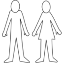 download Homme Et Femme Man And Woman clipart image with 270 hue color