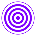 download Target clipart image with 270 hue color