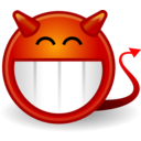 download Tango Face Devil clipart image with 0 hue color