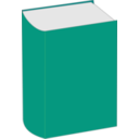 download Green Book clipart image with 90 hue color