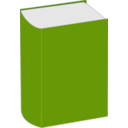download Green Book clipart image with 0 hue color