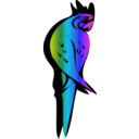 download Parrot clipart image with 225 hue color