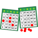 download Bingo Cards clipart image with 0 hue color
