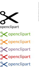 Openclipart Scissors Logo Guide