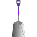 download Scoop Shovel clipart image with 225 hue color