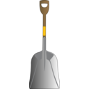 download Scoop Shovel clipart image with 0 hue color