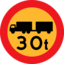 30t Truck Sign