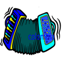 download Acordion clipart image with 180 hue color