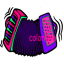 download Acordion clipart image with 270 hue color