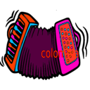 download Acordion clipart image with 315 hue color