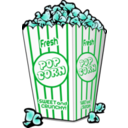 download Popcorn clipart image with 135 hue color