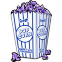 download Popcorn clipart image with 225 hue color
