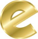 Effect Letters Alphabet Gold