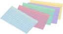 Stack Of Colored Index Cards