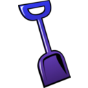 download Summer Shovel clipart image with 180 hue color
