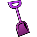 download Summer Shovel clipart image with 225 hue color