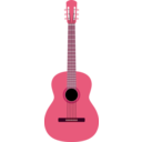 download Guitar By Rones clipart image with 315 hue color