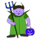 download Trick Or Treat 2 clipart image with 225 hue color