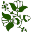 download Flower Pattern clipart image with 225 hue color