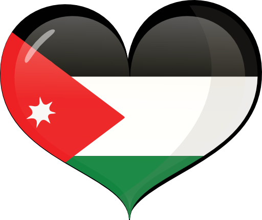 Jordan Heart Flag