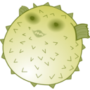 download Blowfish clipart image with 225 hue color