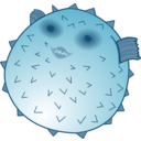 download Blowfish clipart image with 0 hue color