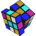 download Cube Of Rubik clipart image with 180 hue color