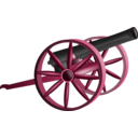 download Cannon clipart image with 315 hue color