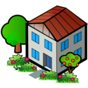 download Iso City Grey House 2 clipart image with 0 hue color