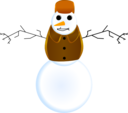 Snowman With Clothes