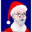 download Santa Claus clipart image with 0 hue color