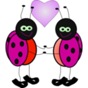 download Lady Bugs clipart image with 315 hue color
