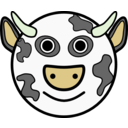 download Vache clipart image with 45 hue color