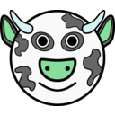 download Vache clipart image with 135 hue color