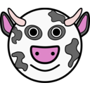 download Vache clipart image with 315 hue color
