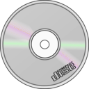 download Compact Disc clipart image with 180 hue color