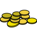 download Coins 1 clipart image with 0 hue color
