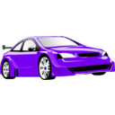 download Sports Car clipart image with 270 hue color