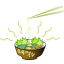 download Ramen clipart image with 45 hue color