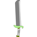 download Sword Machete clipart image with 45 hue color