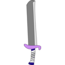 download Sword Machete clipart image with 225 hue color