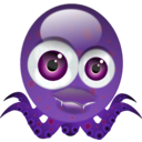 download Crazy Octopus clipart image with 180 hue color