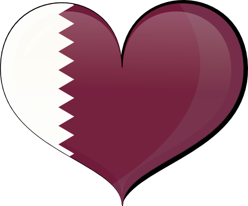 Qatar Heart Flag