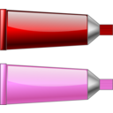 download Color Tube Redpink clipart image with 0 hue color