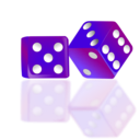 download Dice Icon By Netalloy clipart image with 180 hue color
